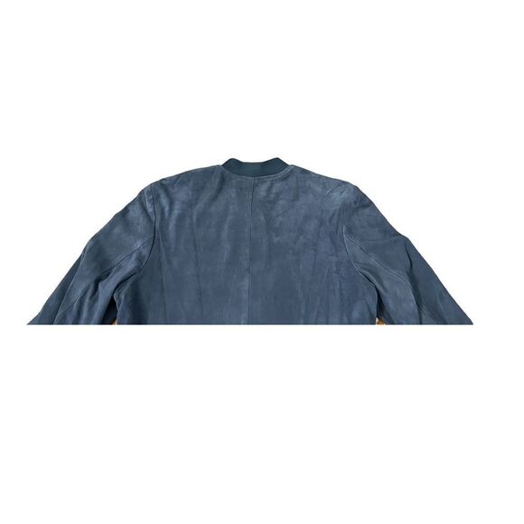 K-way Anouk KL Chamois Blue Leather Size 7 Jacket - Picture 3 of 7